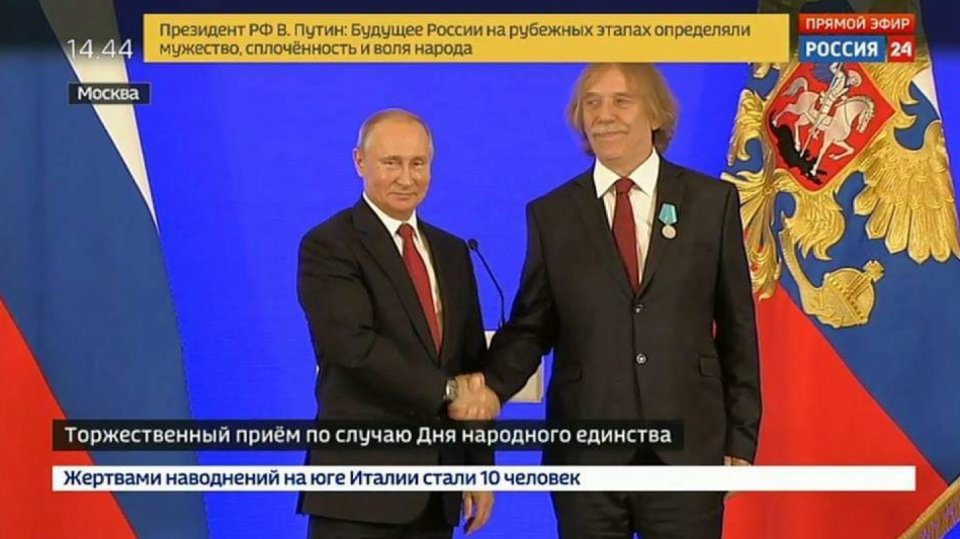 Vladimir Putin a Jaromír Nohavica